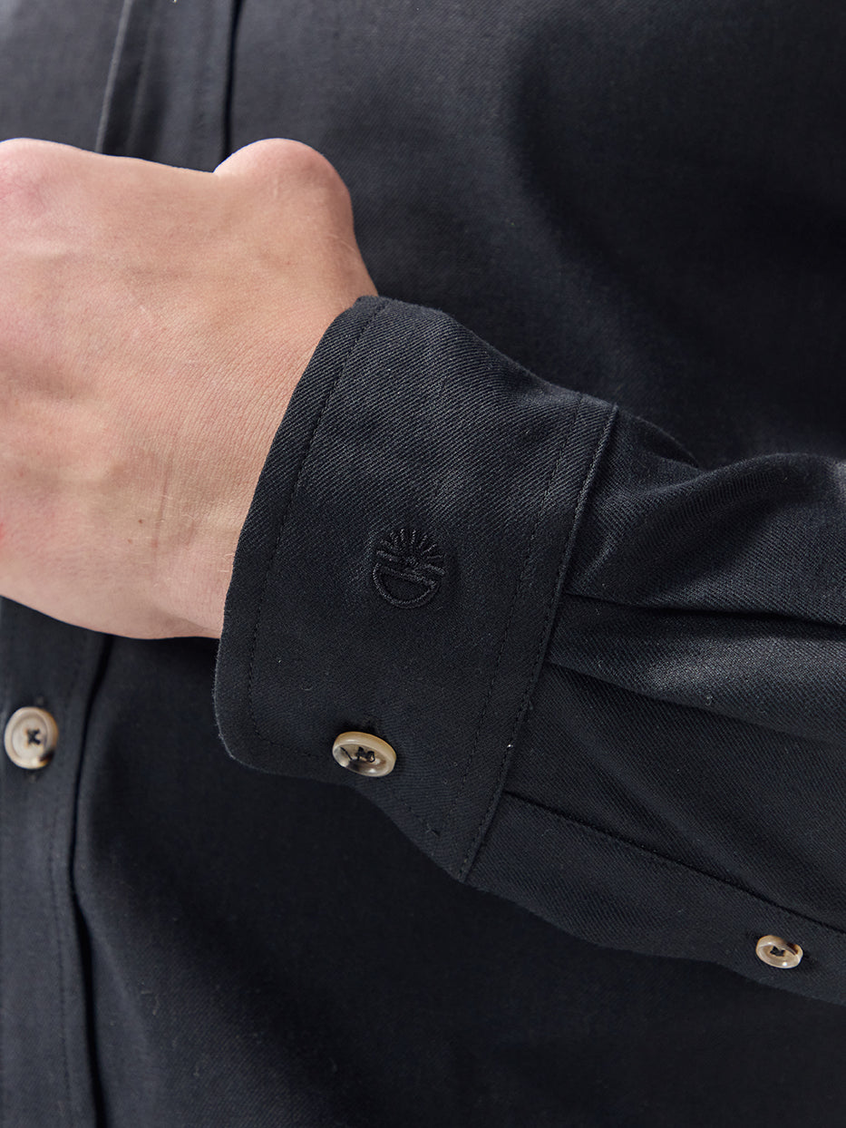 Batch LDN Men's Black Linen Shirt